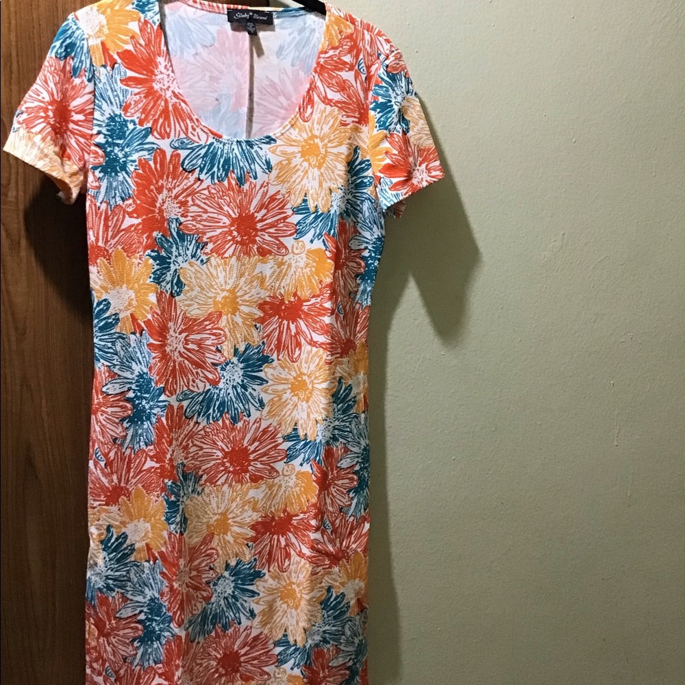 Slinky Floral Dress